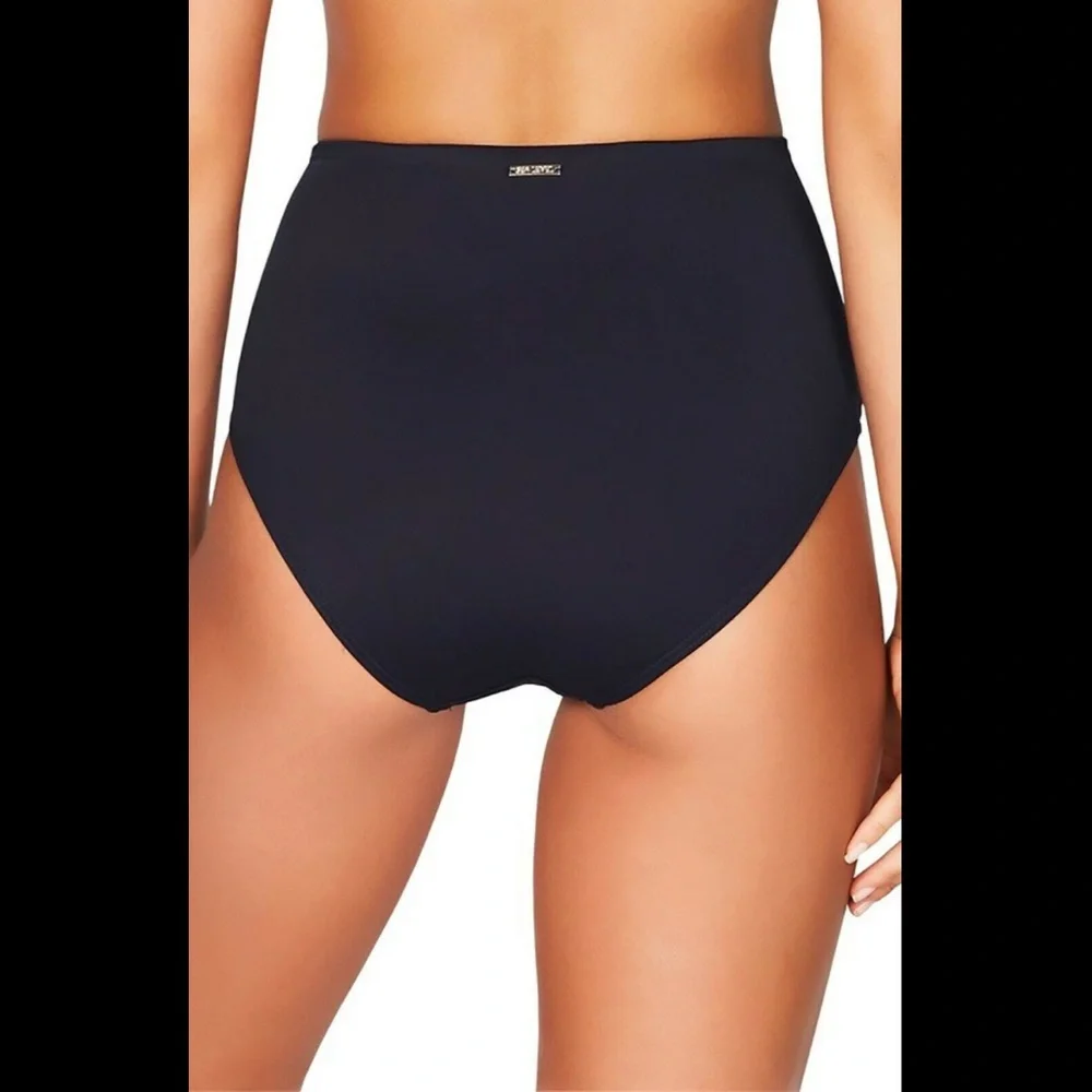 NEW Sea Level‎ [ 16 US ] High Waist Gathered Side Bikini Bottoms Blue